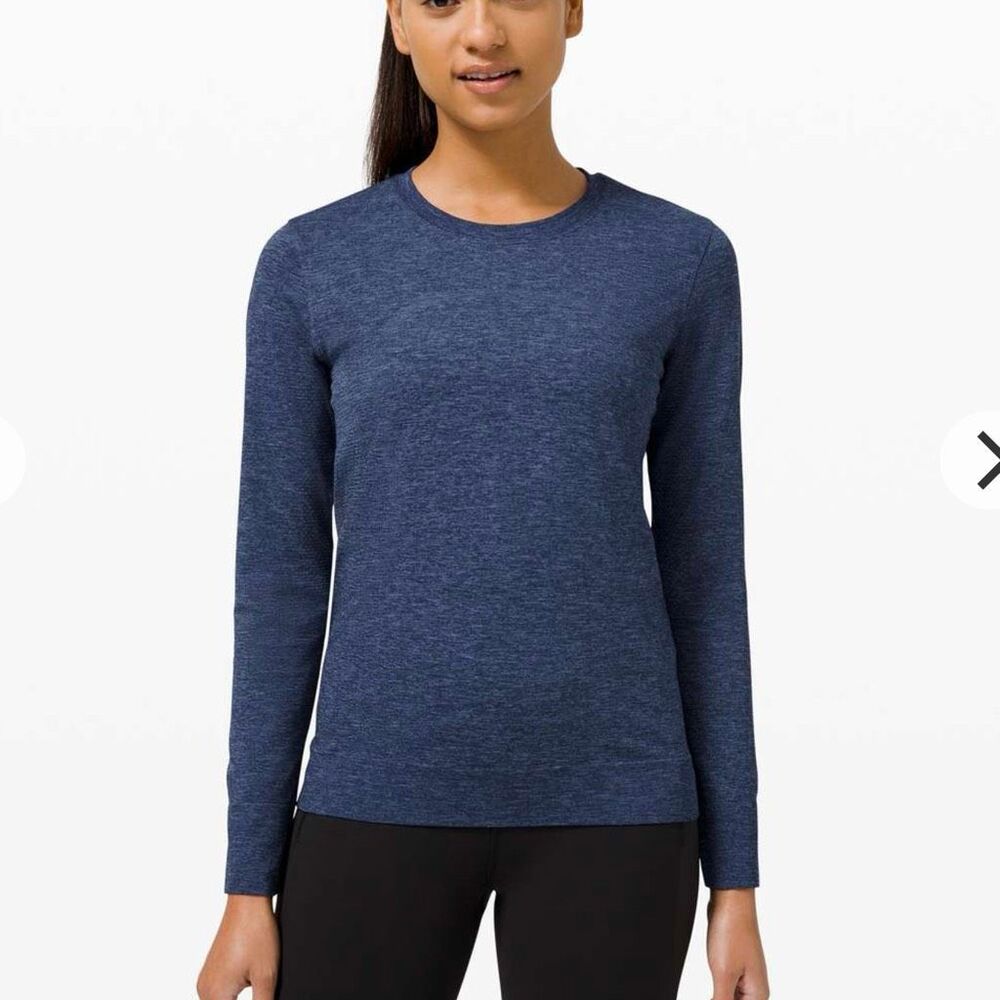 Lululemon Blue Swiftly Breathe Long Sleeve 6 Women